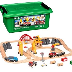 BRIO Cargo Railway Deluxe Wooden Track Train Set BRAND NEW SEALED
